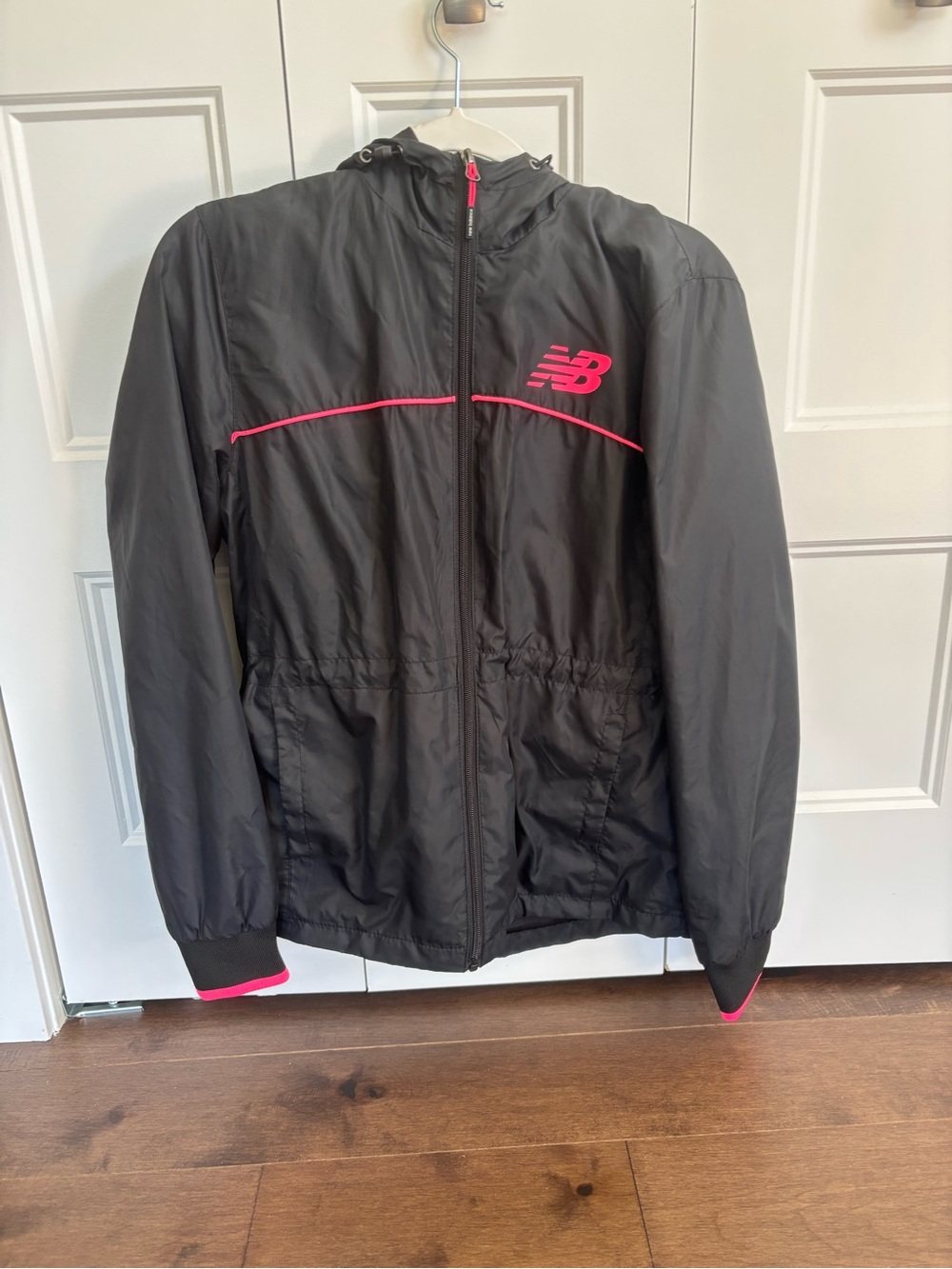 New Balance Black Jacket with Pink Trim